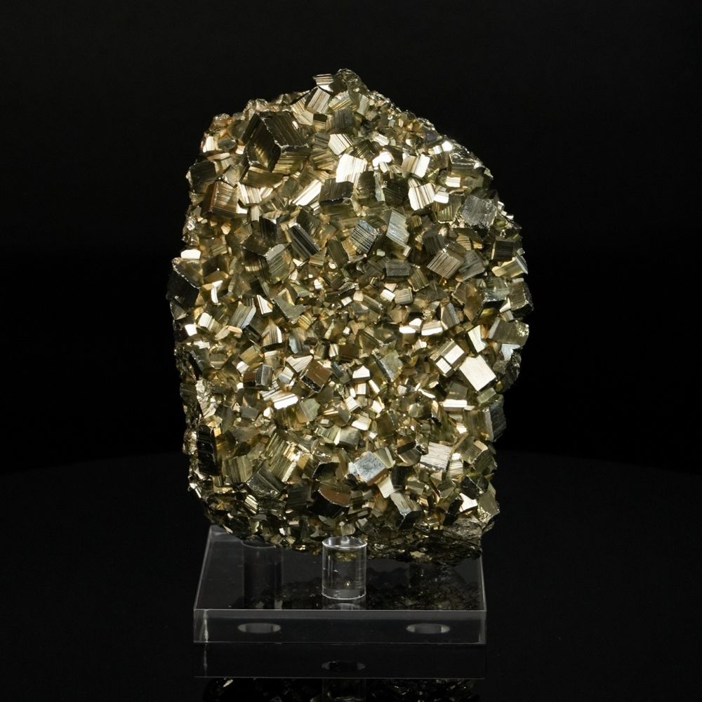 Natural pyrite cube cluster, 1.85 pounds